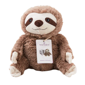 Warmies Microwavable Plush Sloth - Brown