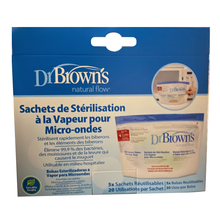 Load image into Gallery viewer, Dr. Browns Microwave Steam Sterilizer Bags - 5 ct